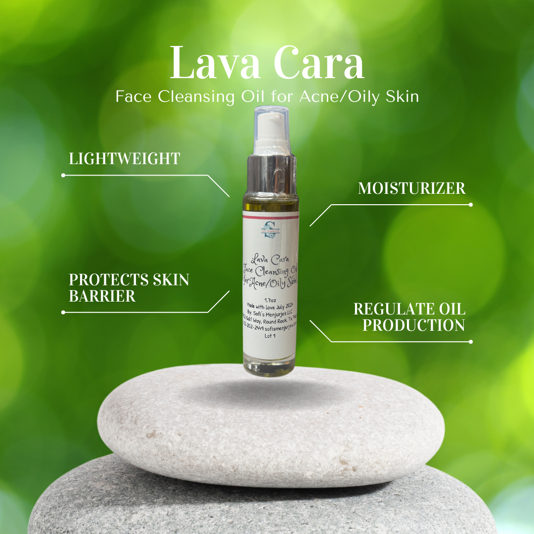Lava Cara Face Cleansing Oil for Acne/Oily Skin