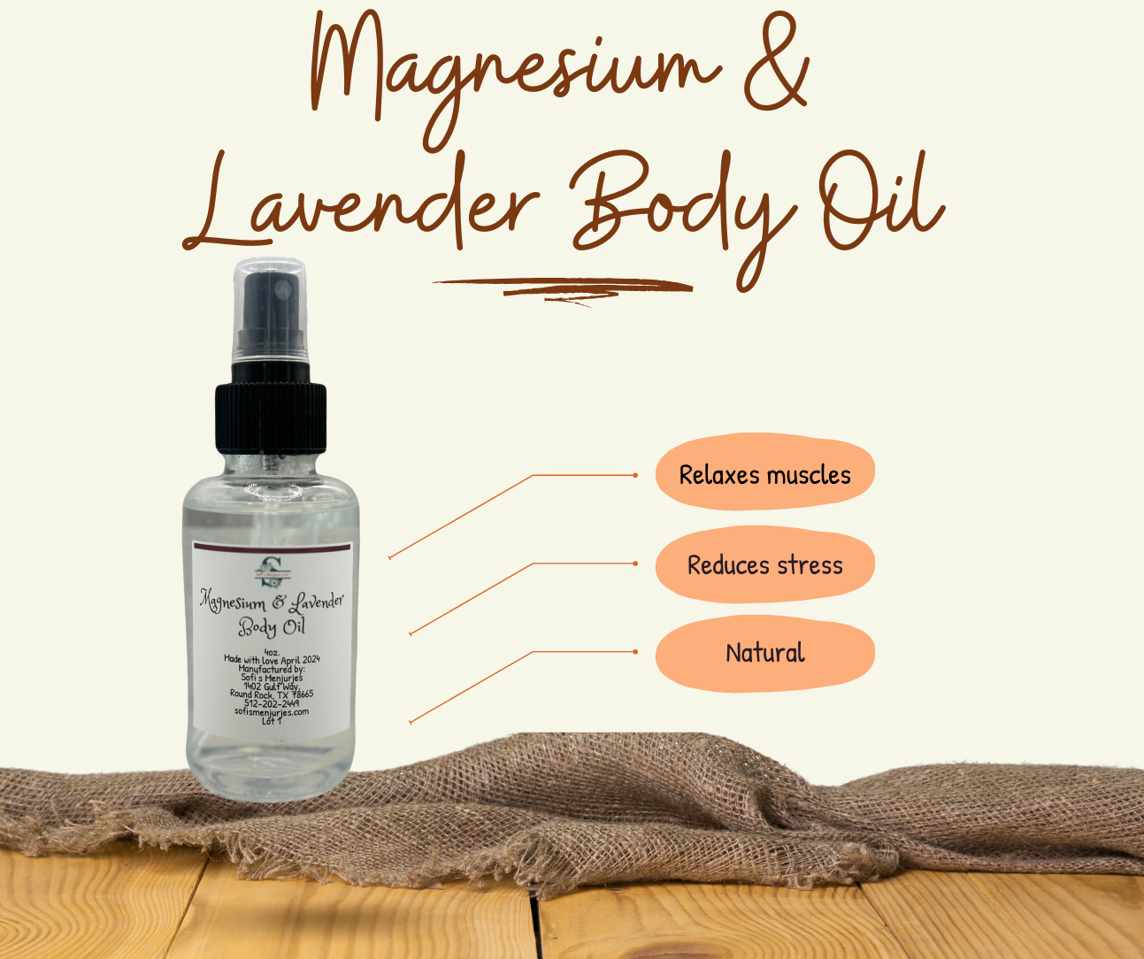 Magnesium & Lavender Body Oil